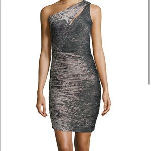 NWT Halston Heritage rouched dress